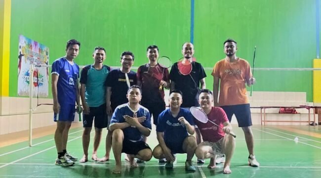 Karyawan BRI Pemalang Jaga Kebugaran dan Kekompakan Lewat Badminton Bersama