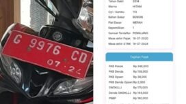 Kendaraan Dinas Kades Danasari Diduga Nunggak Pajak